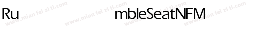RumbleSeatNF Medium字体转换